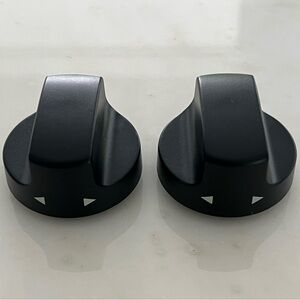 WOLF BLACK GOURMET TOASTER OVEN KNOBS NWOTS!